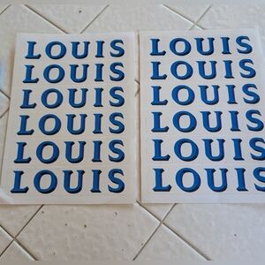 Louis Vuitton Blue Stickers